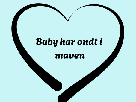 Babyer får ofte ondt i maven