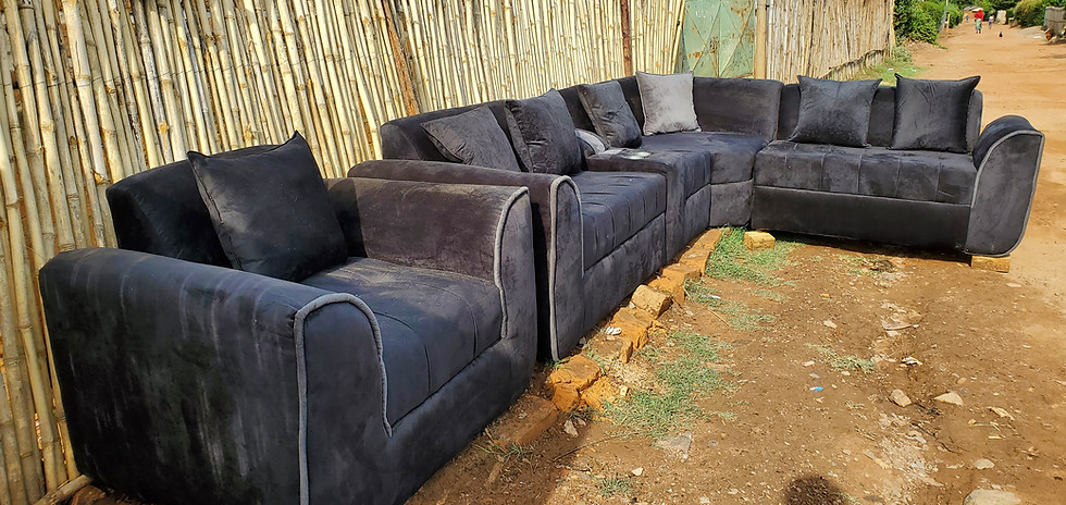Thumbnail: L shaped sofa 7 seaters 