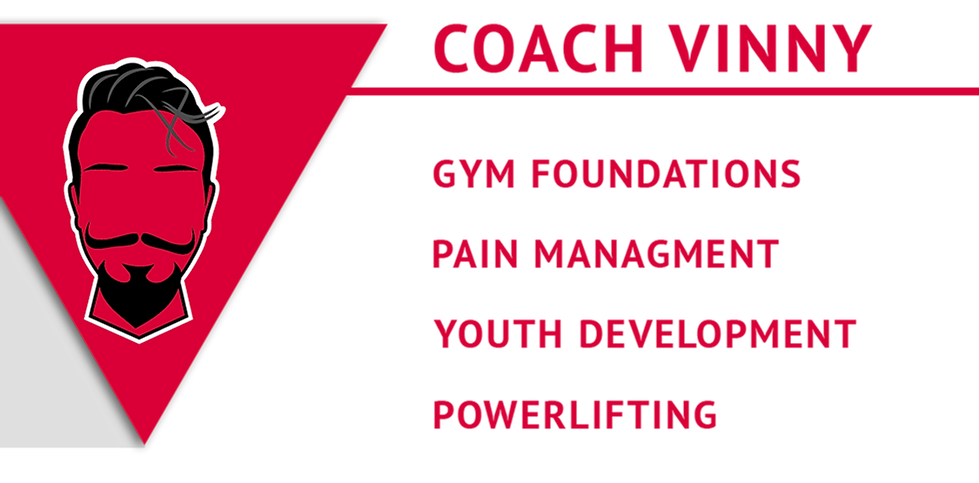 vinny, personal training, powerlifting, gym basics, learn, weight loss, fun, near me