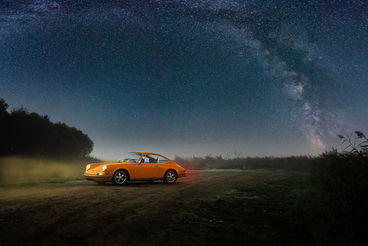 Porsche 911S orange - Pierre Coroller