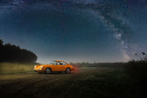 Porsche 911S orange - Pierre Coroller