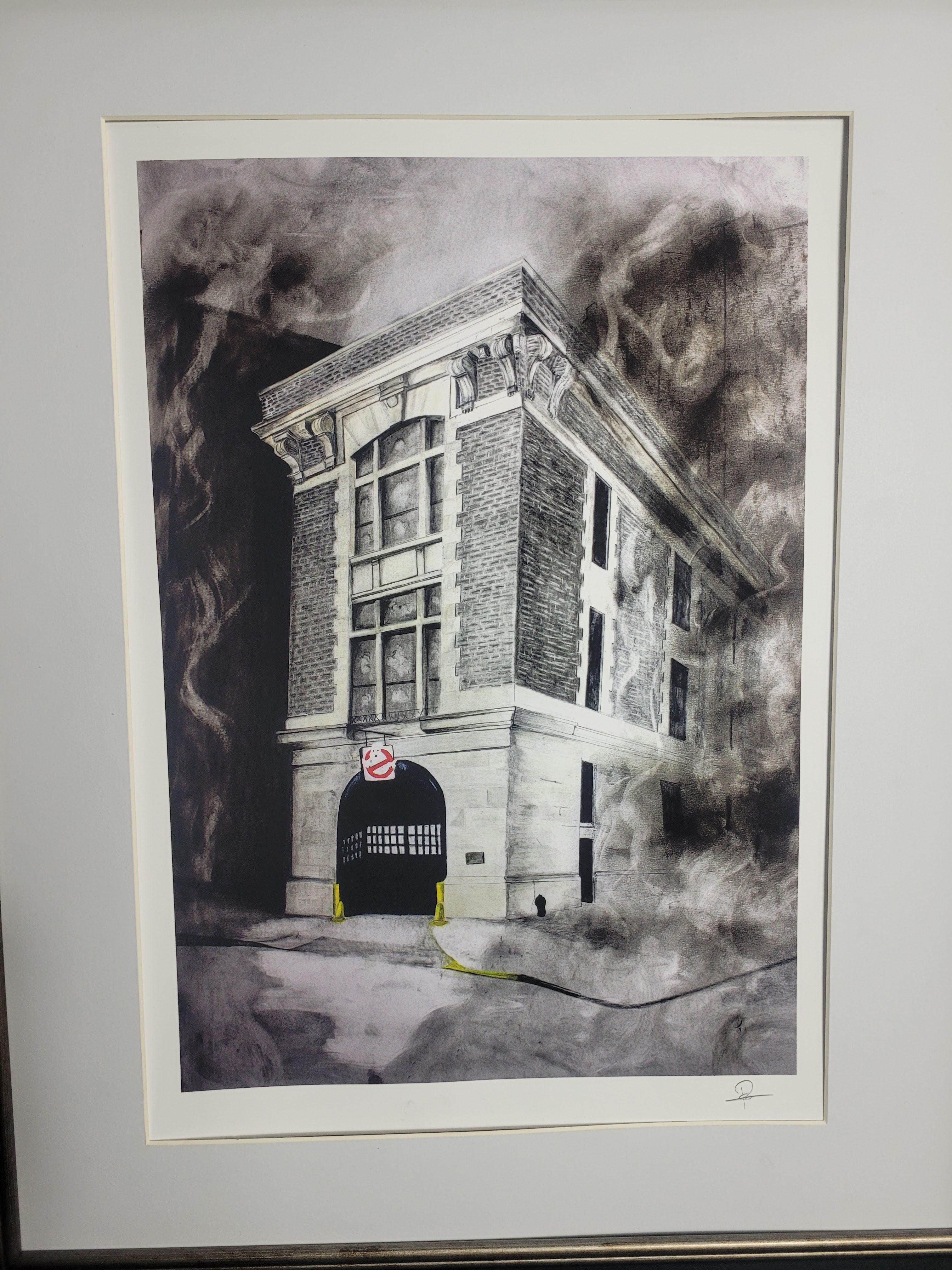 Ghostbusters Firehouse ( print ) A3
