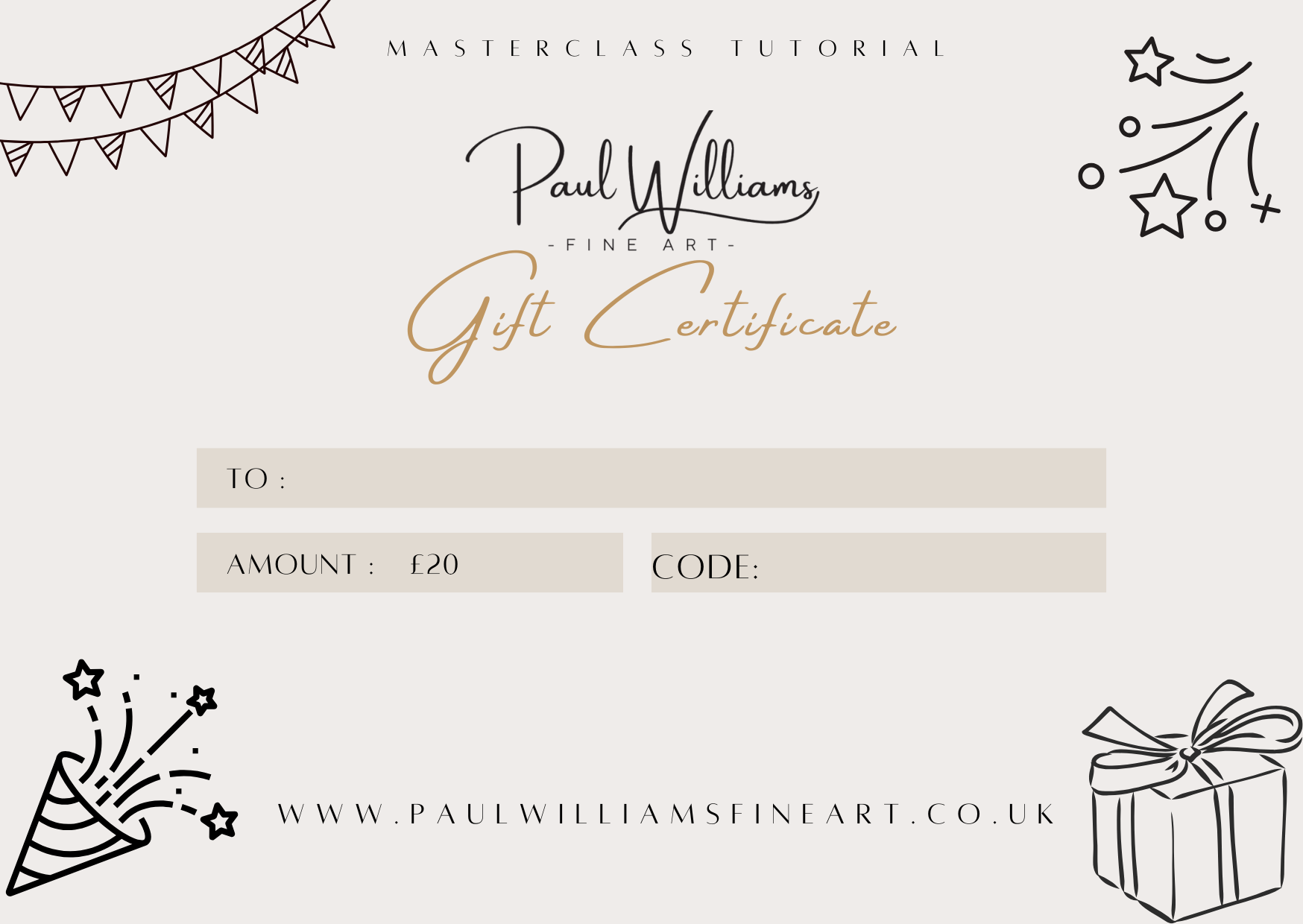 £20 Masterclass Gift Voucher