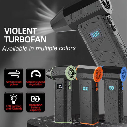 Pulizia Tastiera Pc Componenti Soffiatore Aria Compressa Elettrico - 130.000 RPM Per Pulizie Soffiatore Polvere Potente