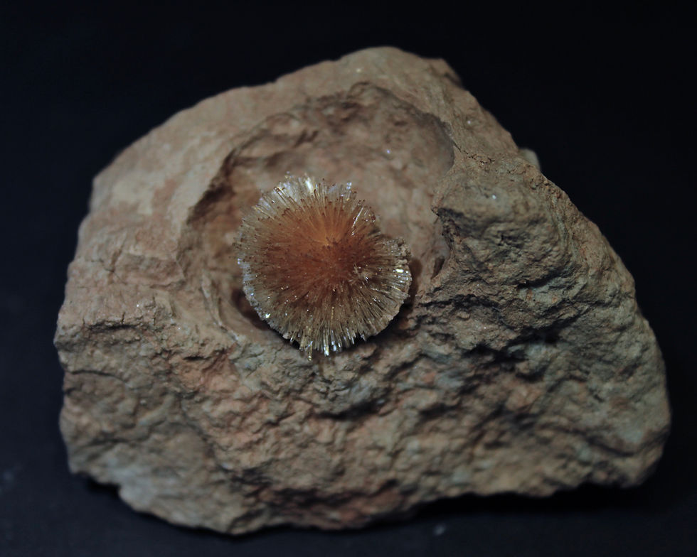 Aragonite from Pantoja, Toledo, Spain. shot under NL