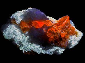 Phlogopite, Forsterite in Marble from Afghanistan.