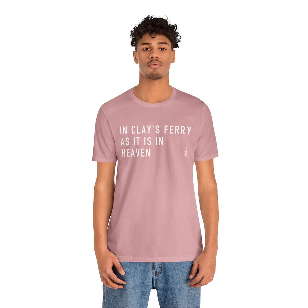 Thumbnail: In Durbin as in Heaven Unisex Jersey Short Sleeve Tee Color
