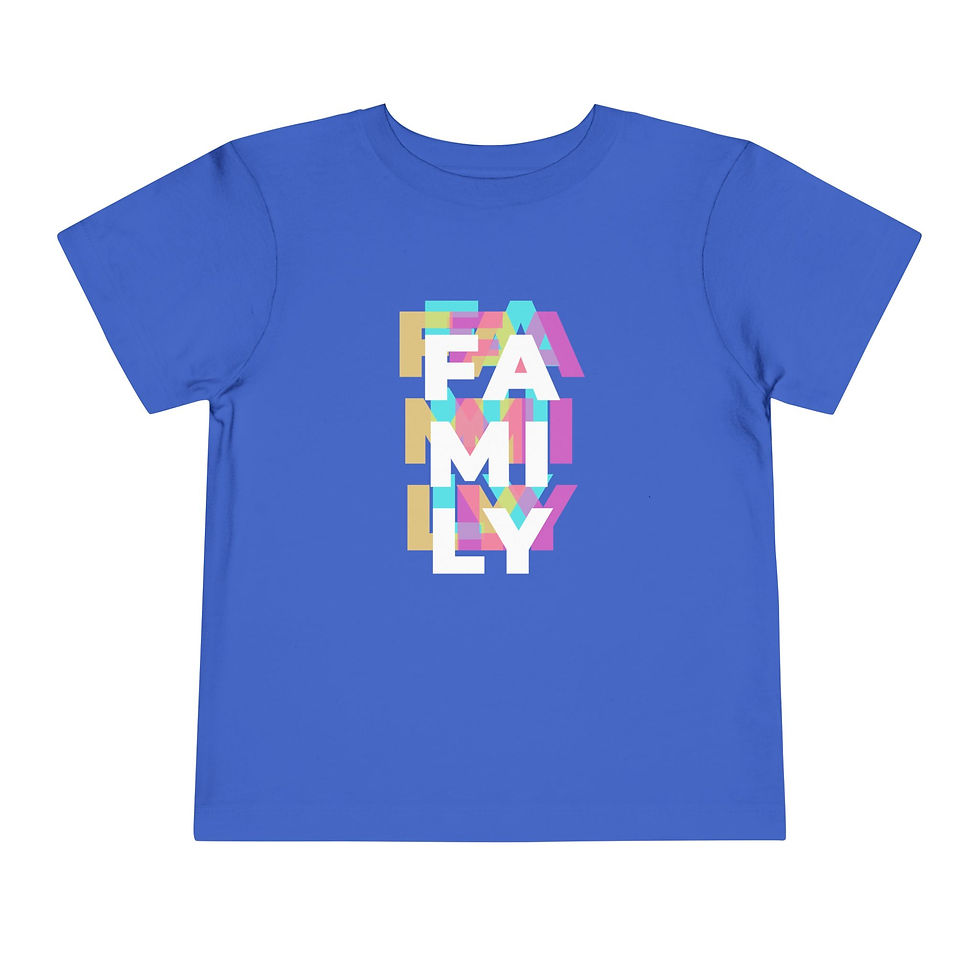 Thumbnail: Family Colorblock Toddler T-Shirt - Connected Families