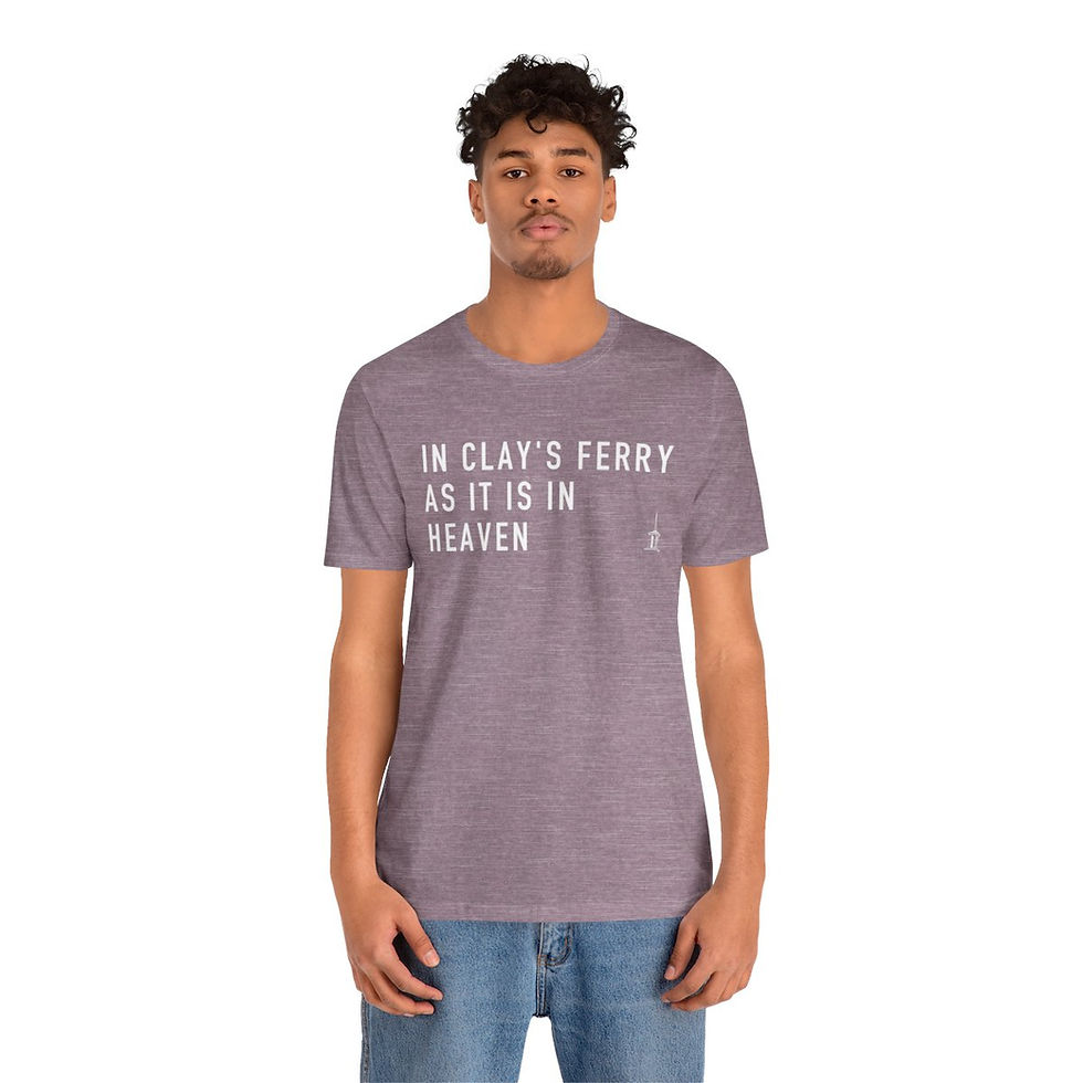 Thumbnail: In Durbin as in Heaven Unisex Jersey Short Sleeve Tee Color
