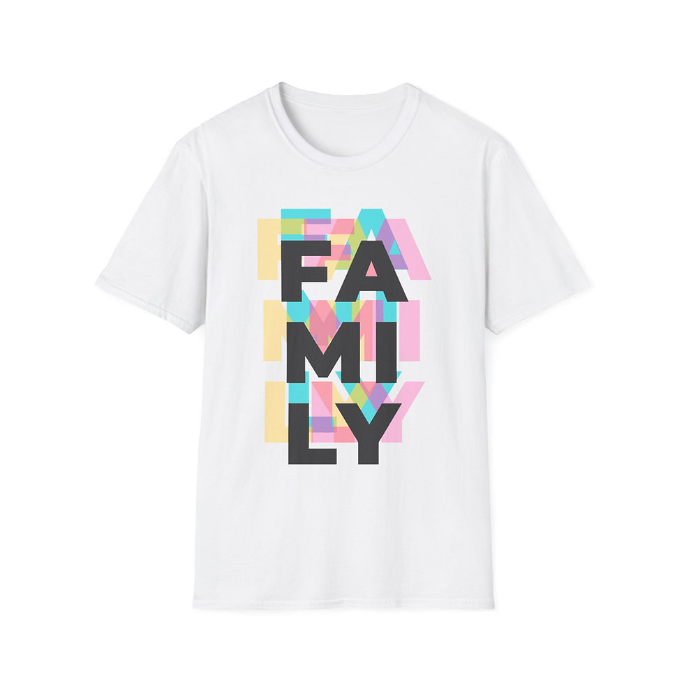 Thumbnail: Softstyle Family Colorblock T-Shirt - Connected Families