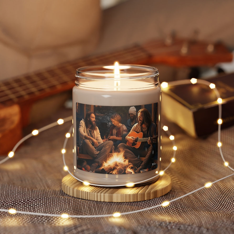 Thumbnail: Jesus Campfire Scented Soy Candle, 9oz