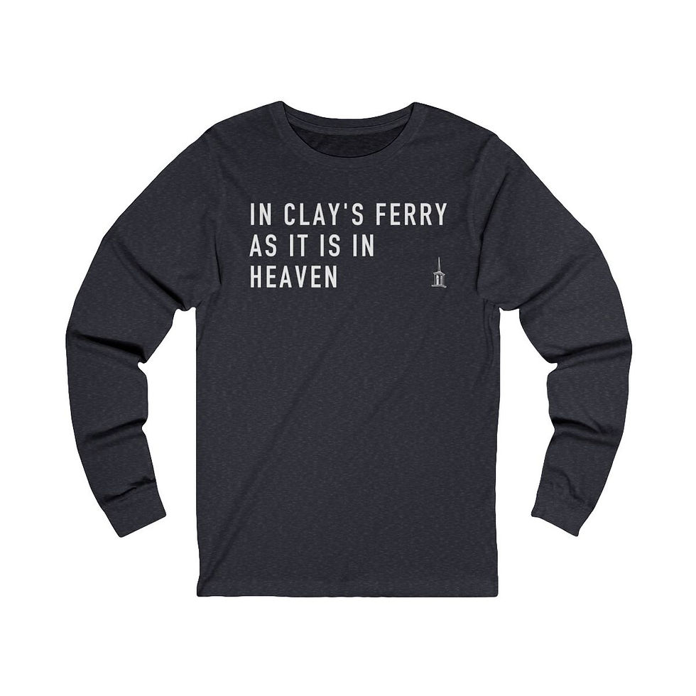 Thumbnail: In Durbin as in Heaven Unisex Jersey Long Sleeve Tee