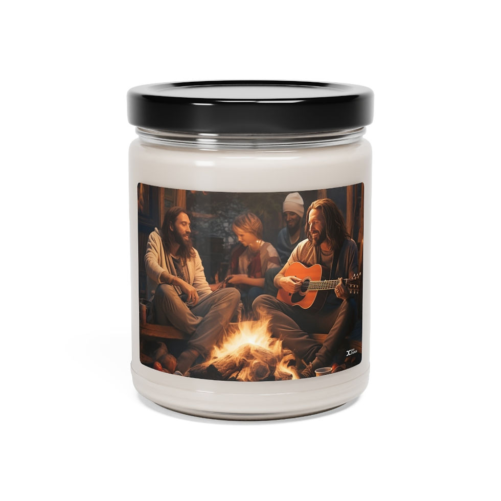 Thumbnail: Jesus Campfire Scented Soy Candle, 9oz
