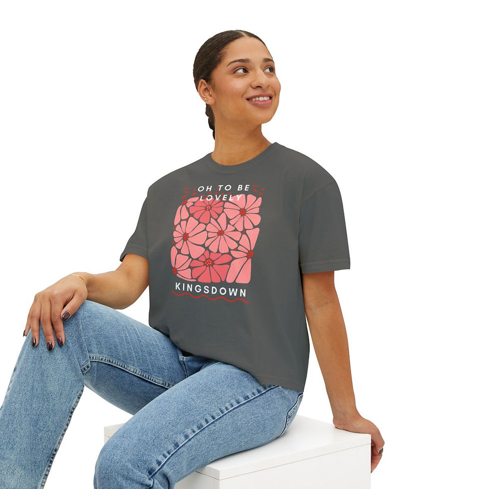 Thumbnail: Oh to be Lovely Women's Boxy Tee