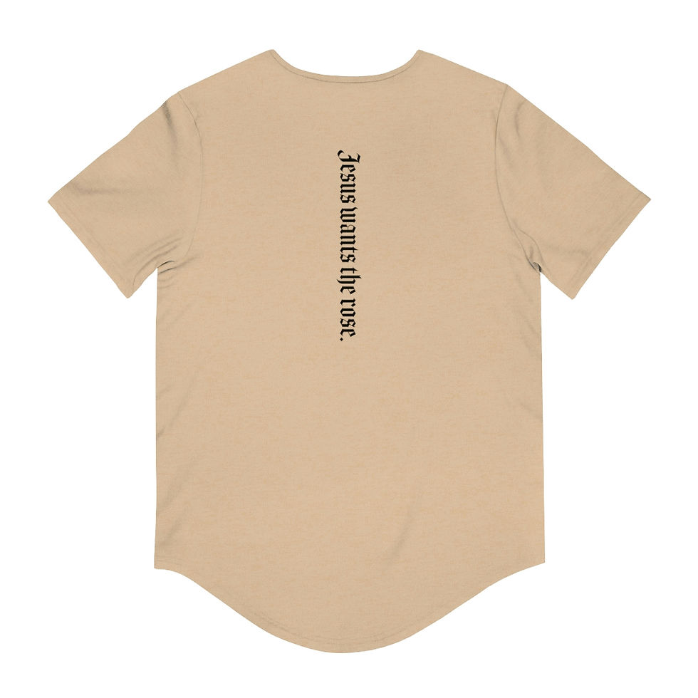 Thumbnail: Men's Jersey Curved Hem Tee