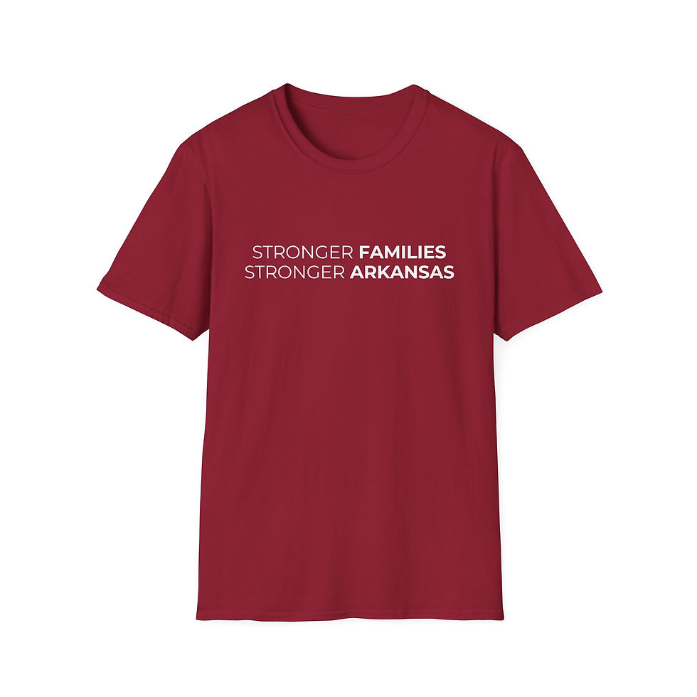 Thumbnail: Stronger Families Arkansas T-Shirt — Connected Families Logo Tee