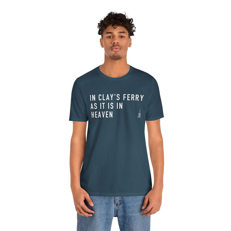 Thumbnail: In Durbin as in Heaven Unisex Jersey Short Sleeve Tee Color