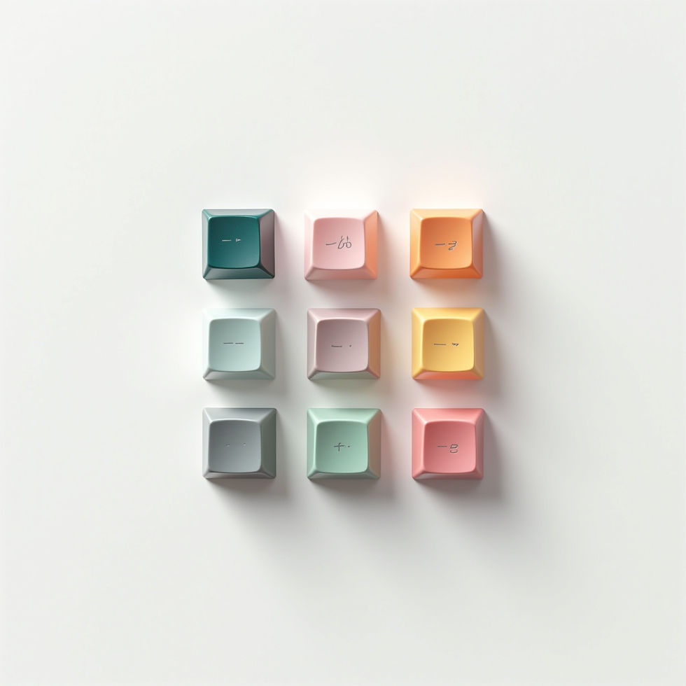 Resin Keycap Set