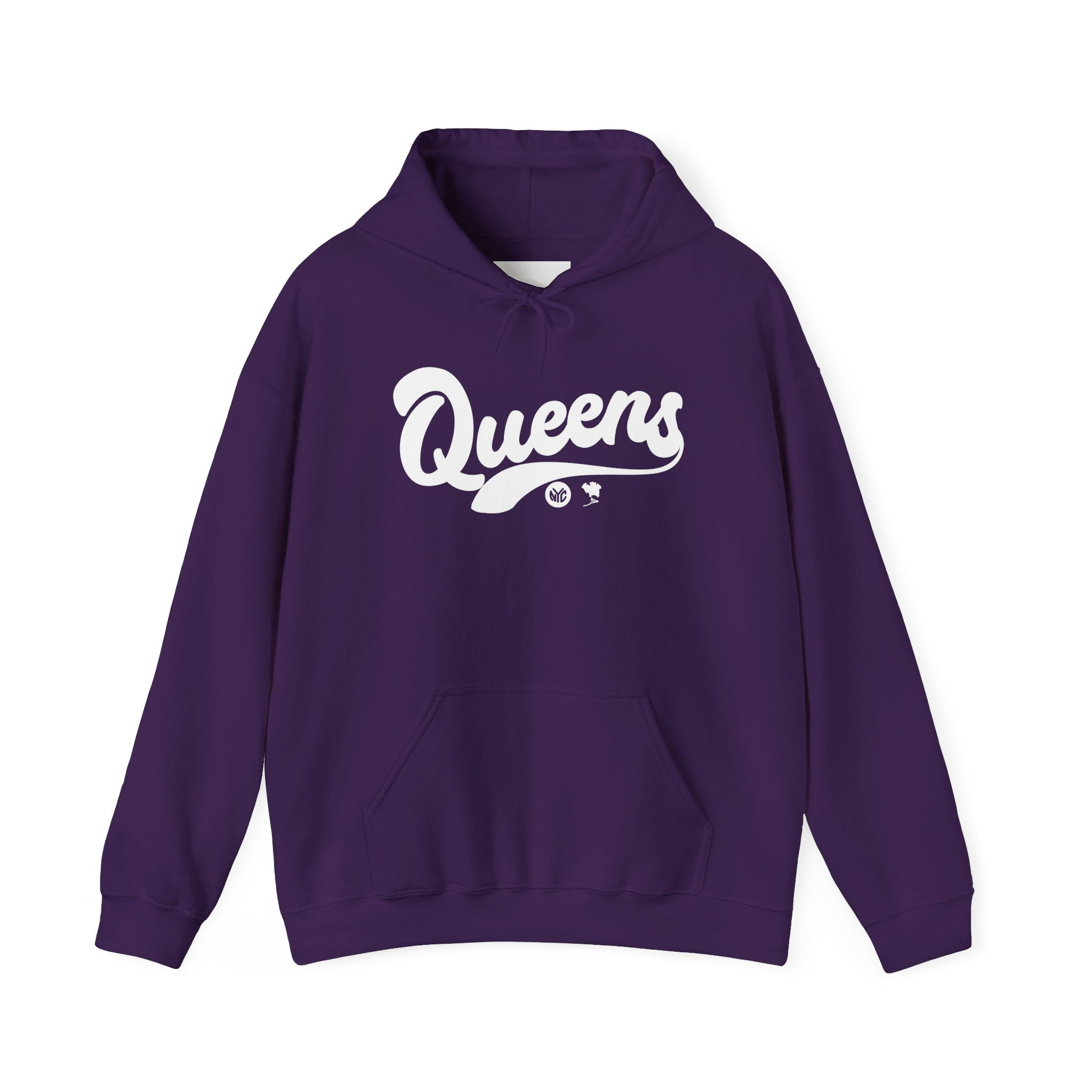 Queens on the Map Hoodie Purple
