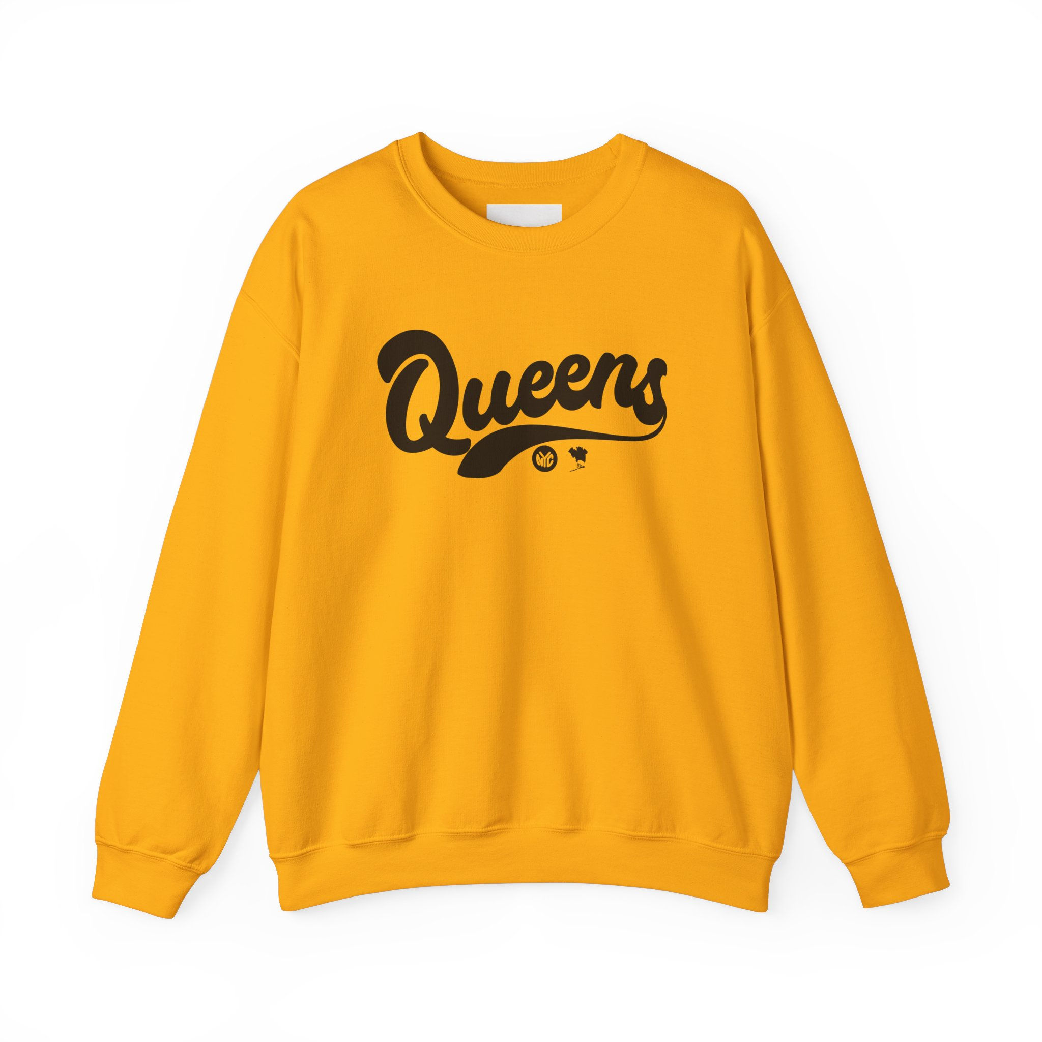 Queens on the Map Crewneck Yellow 
