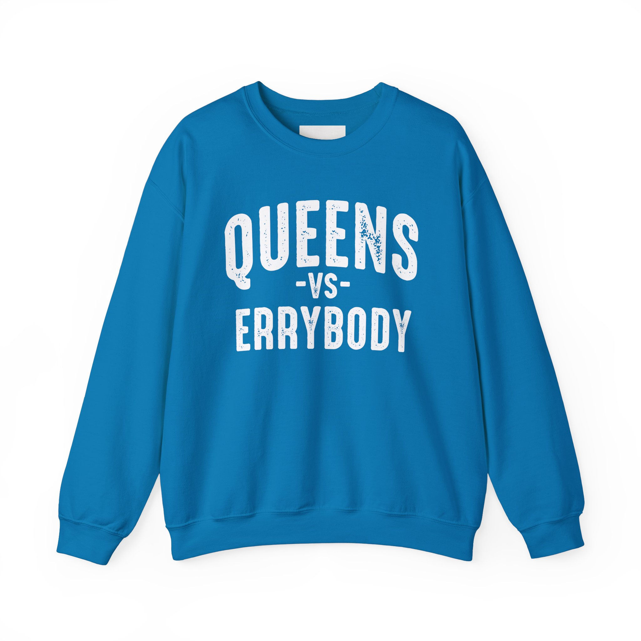 Queens Vs. Errybody Crewneck Sapphire Blue 