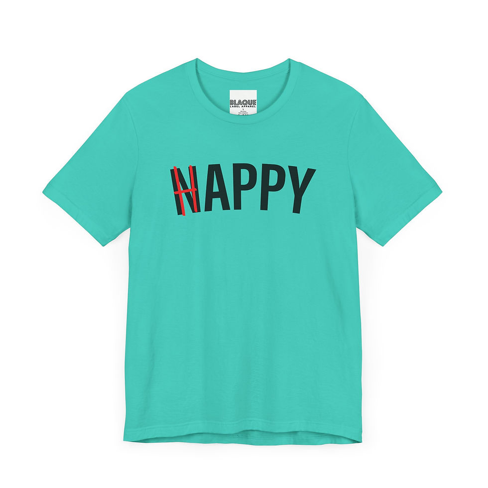 Thumbnail: Nappy Happy T-shirt Teal 
