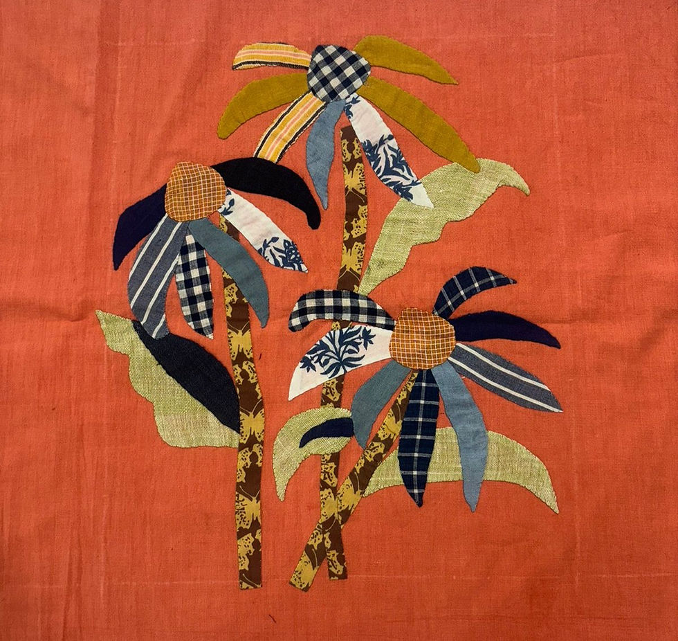 Crafting textiles and fabrics using Applique, Embroidery