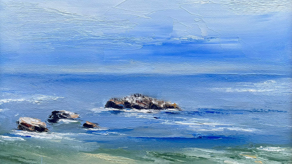 Pelican Point in Laguna Beach- Rock jut from Pacific Ocean