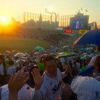 Umbrella Dance at Swallows Game