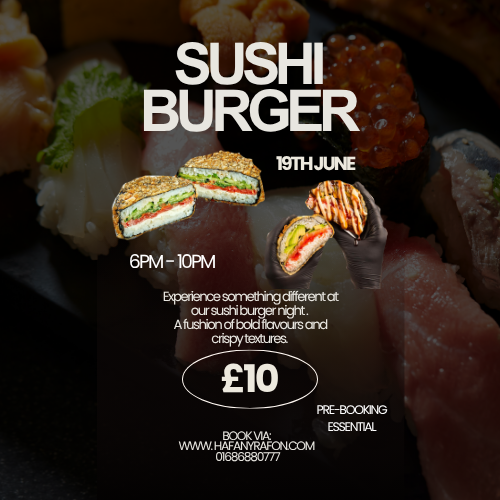 Friday Night After Hours: Sushi Burger Night