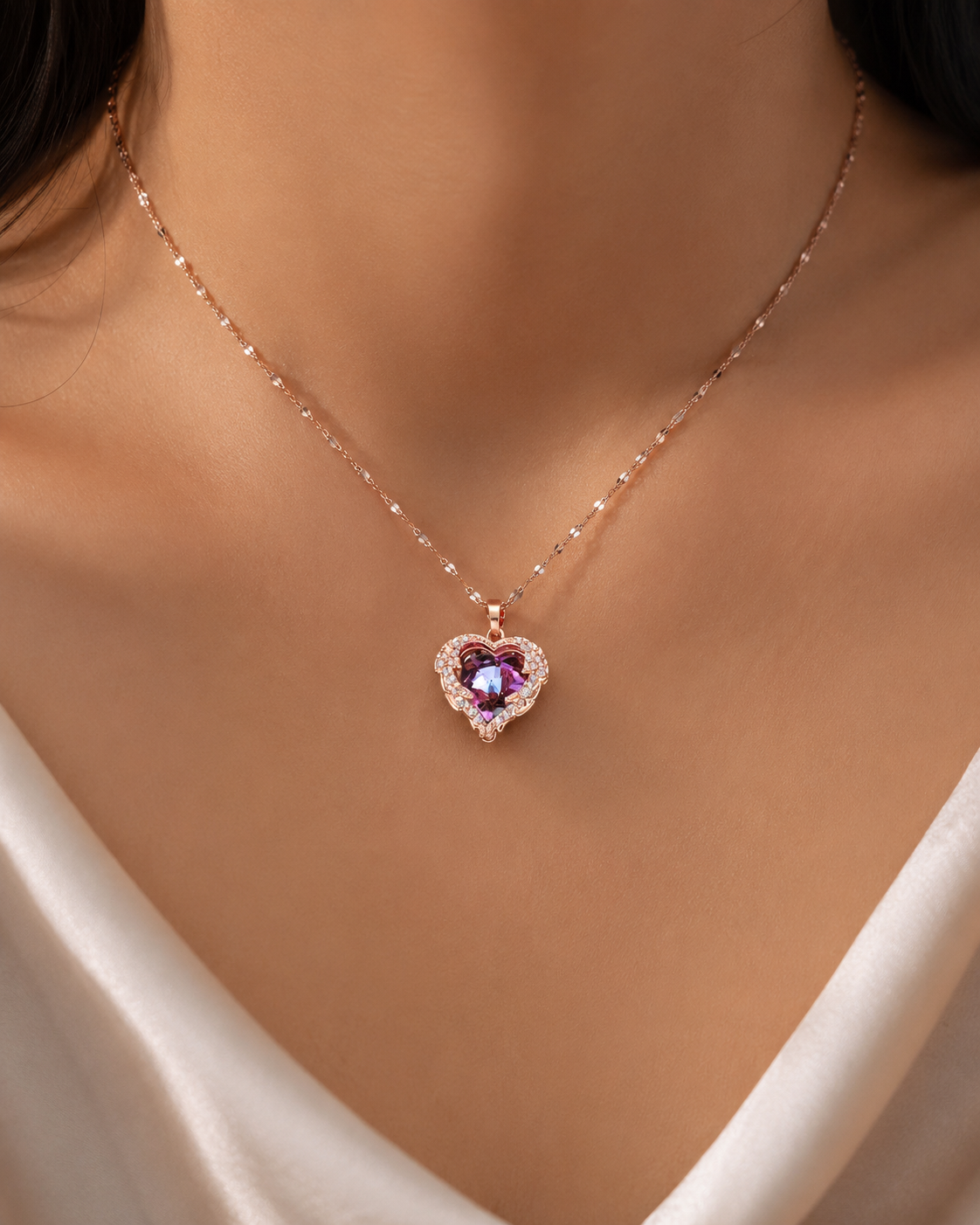 Velvet Heart Necklace