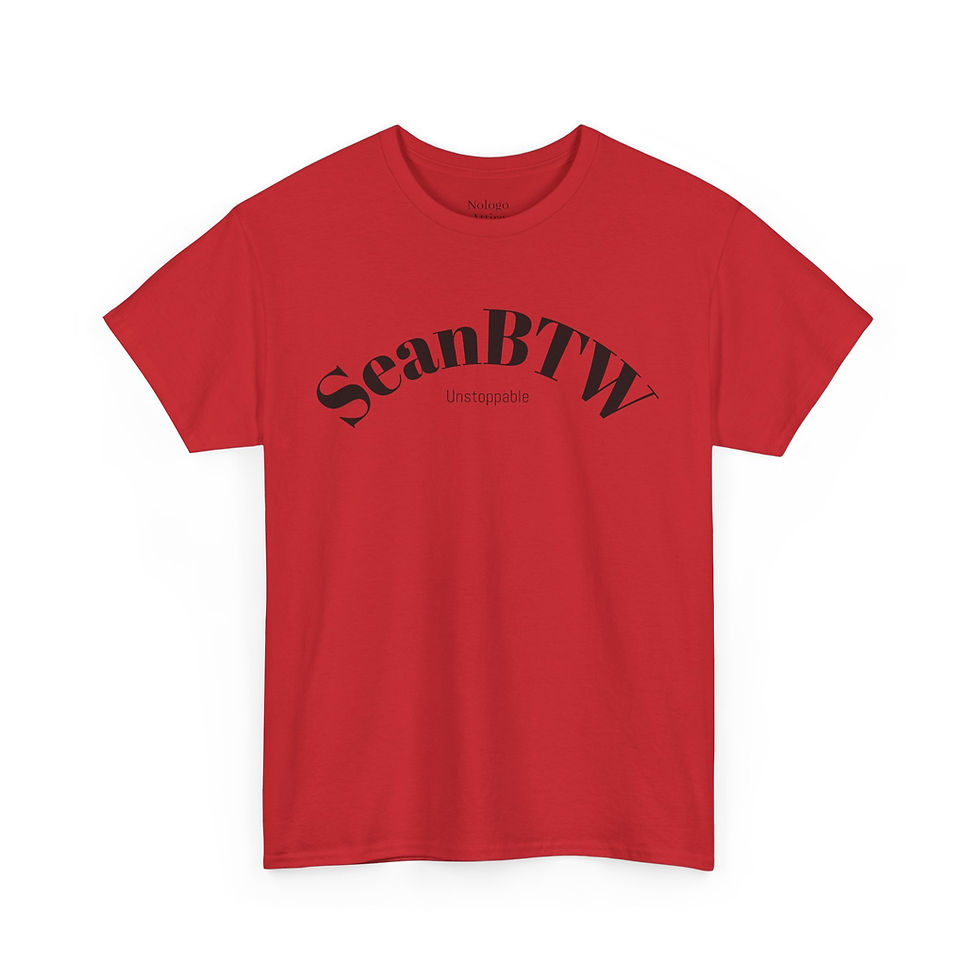 Thumbnail: Unisex Heavy Cotton Tee - SeanBTW unstoppable