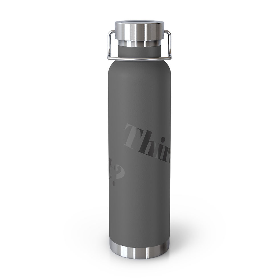 Thumbnail: Stylish Insulated Water Bottle, 22oz Copper Bottle