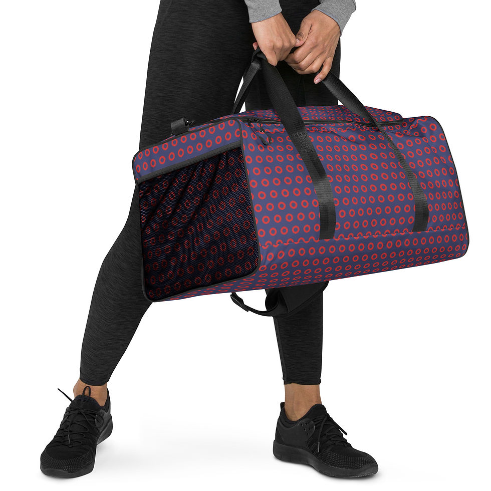 Thumbnail: Phish Donut Duffle bag (mini donuts)