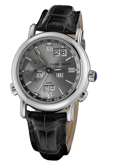 Ulysse Nardin GMT Perpetual Replica Mens Watch 320-22/32 content media