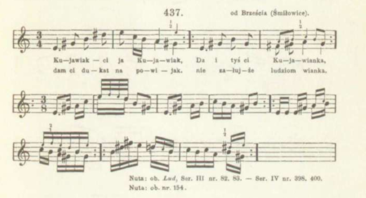 Kolberg, Volume 22, Melody 437