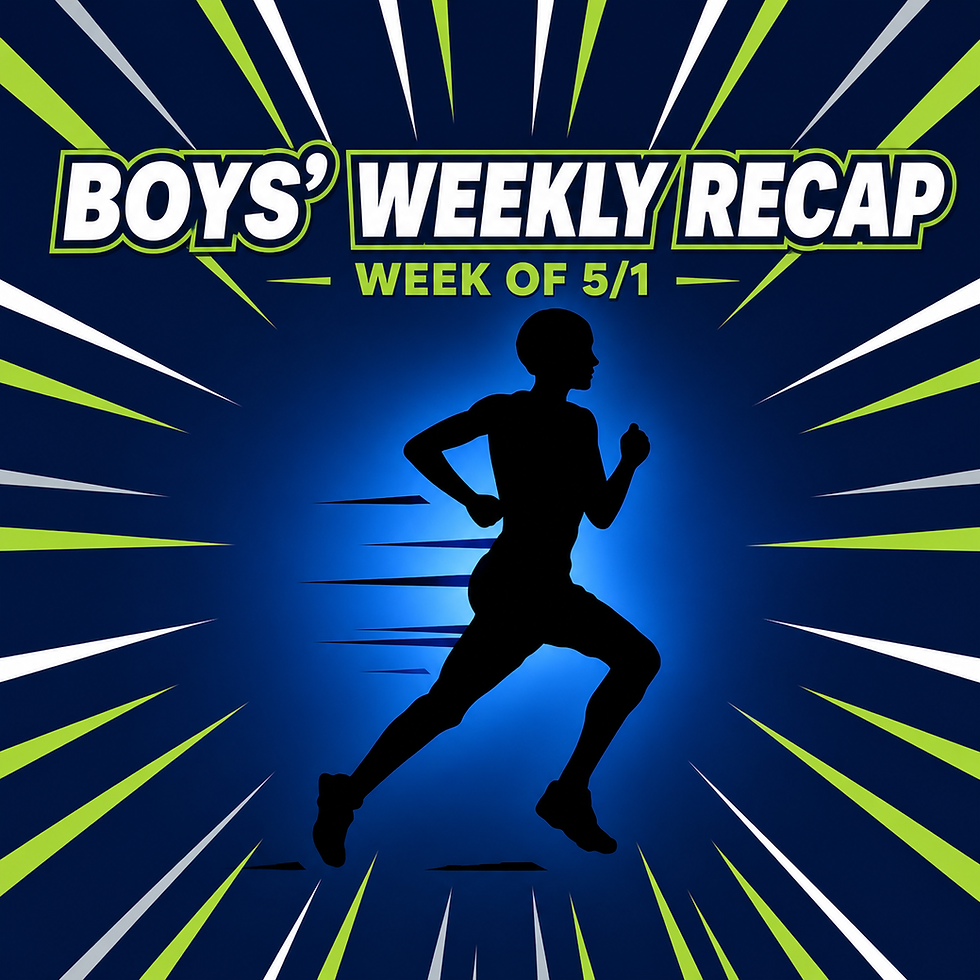 Boys' Week of 5/1 Recap