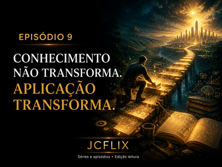 CONHECIMENTO NÃO TRANSFORMA. APLICAÇÃO TRANSFORMA.