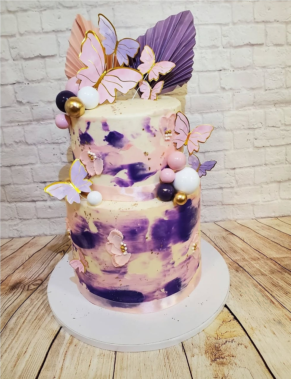 2 Tier 6" + 8" Round