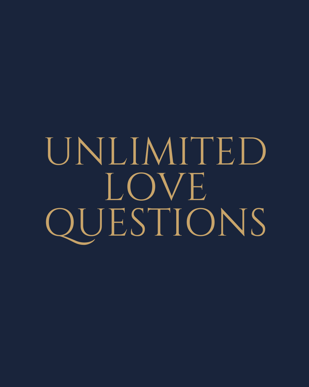UNLIMITED Love Question Edition