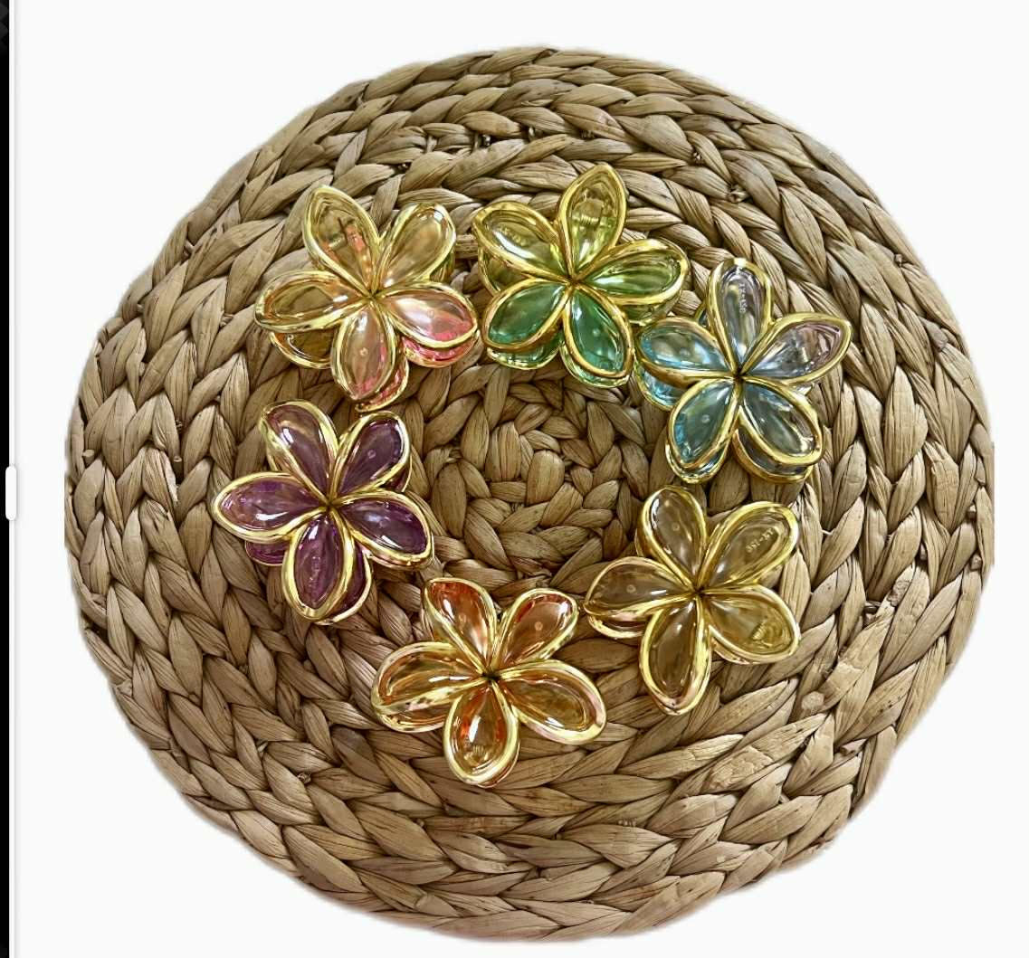 Pince cheveux fleur Tahiti