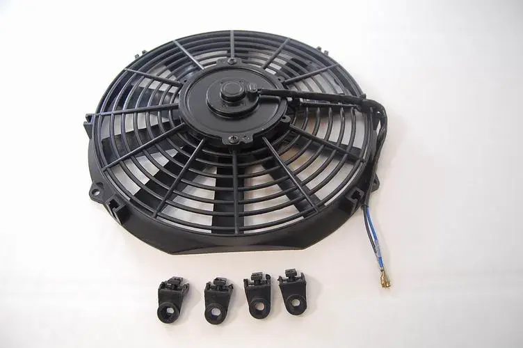 Thumbnail: Universal Straight Blade 12V Electric Cooling Fan