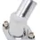 Thumbnail: 1966-75 Chevy Aluminum Water Neck ? 45? Swivel