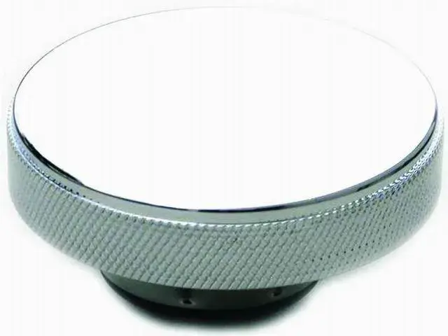 Thumbnail: 16 lb. Polished Aluminum Plain Radiator Cap