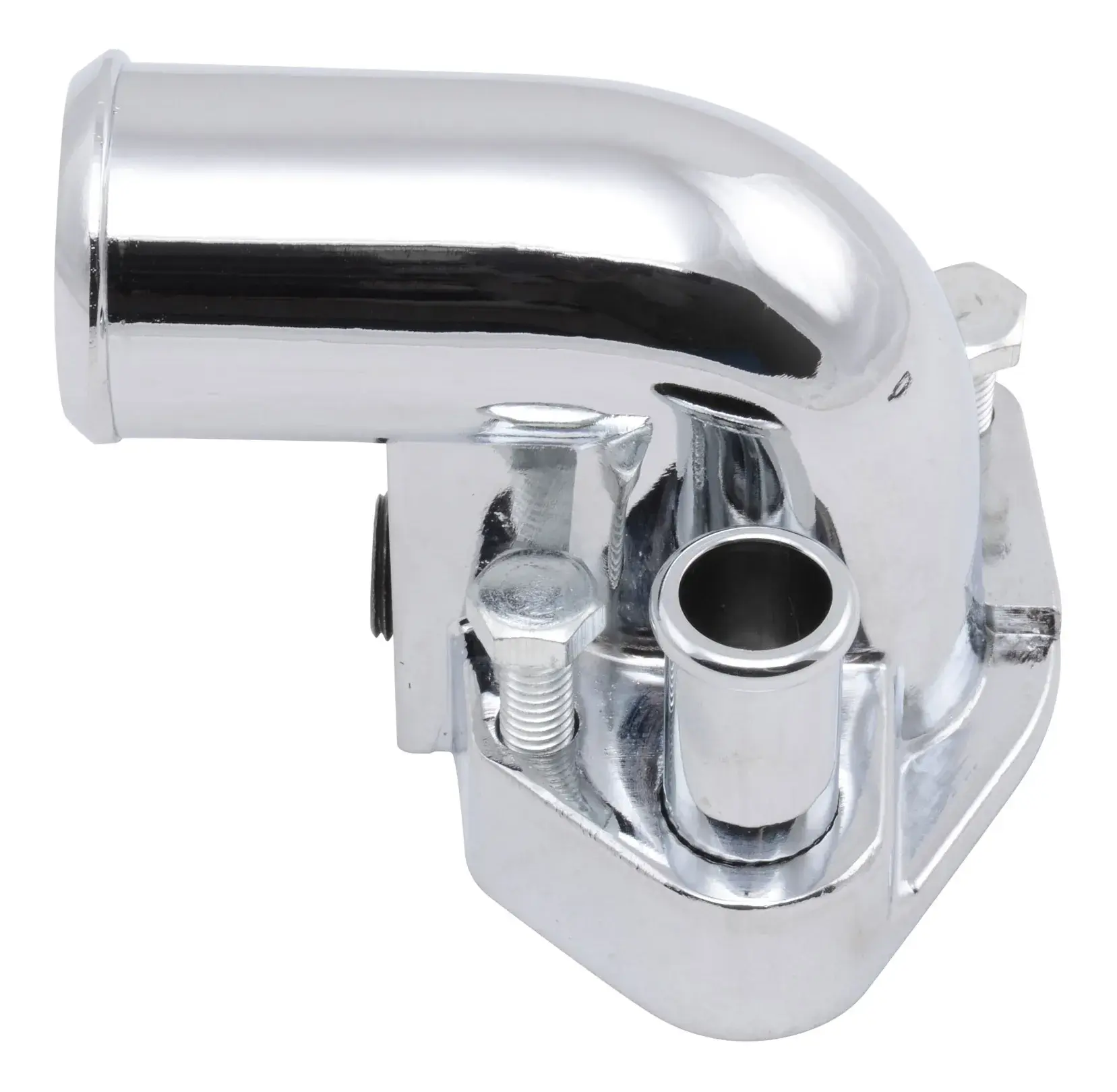 Water neck v8 mustang 79-up o-ring style – chrome