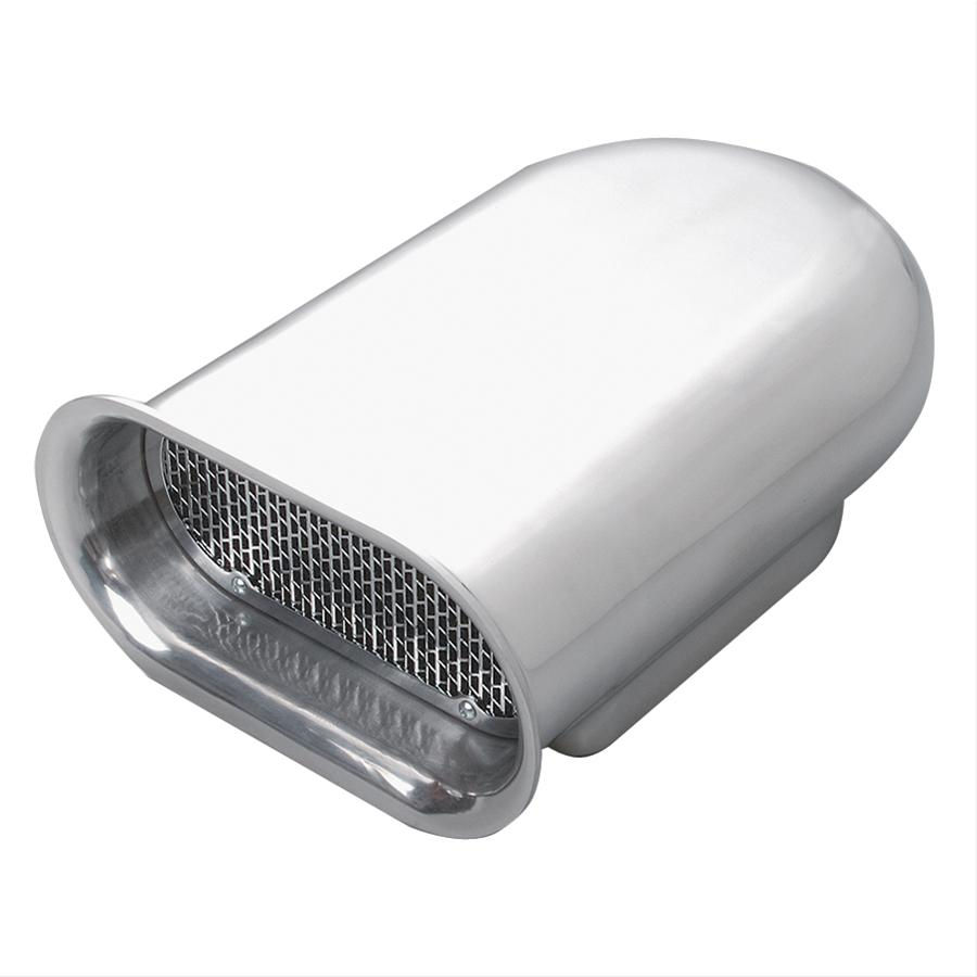Thumbnail: Plain Polished Mini Hillborn Style Aluminum Air Scoop