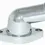 Thumbnail: 1966-75 Chevy Polished Aluminum Water Neck ? 15? Swivel