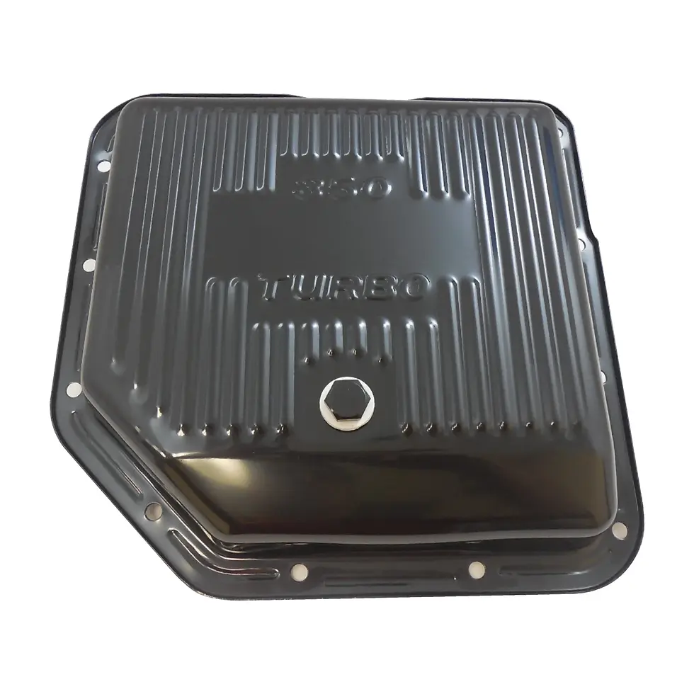 Thumbnail: GM Turbo 350 Steel Transmission Pan – Ribbed