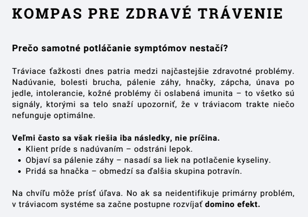 Thumbnail: Kompas pre zdravé trávenie