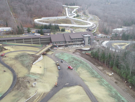 Work Progresses at Olympic Site